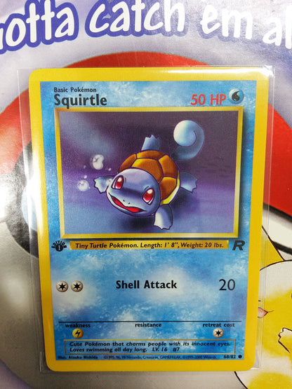 Pokemon - Squirtle (68) - Team Rocket - 1st Edition