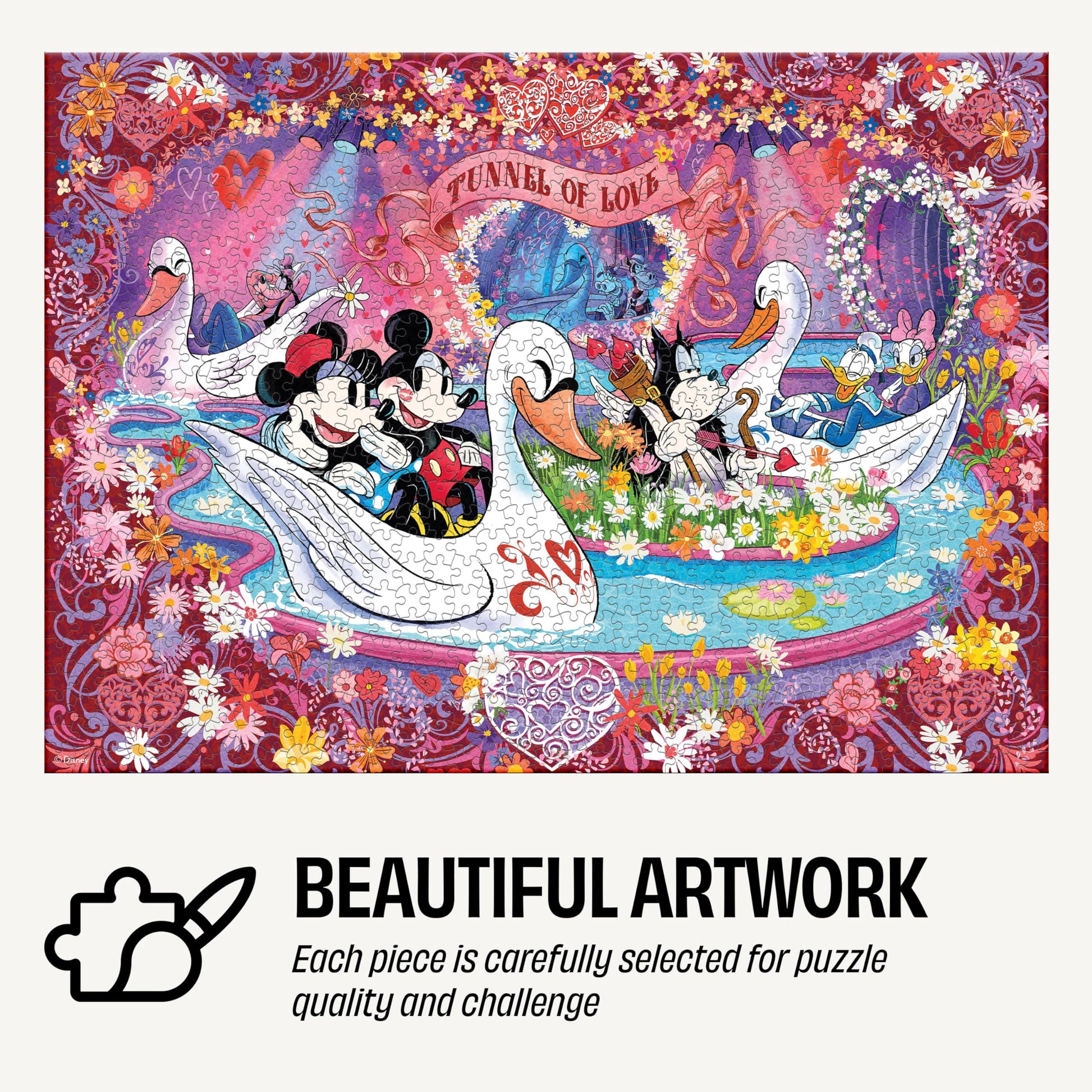 Buffalo Games - Disney Tunnel of Love - 1000 Piece Jigsaw Puzzle for Adults