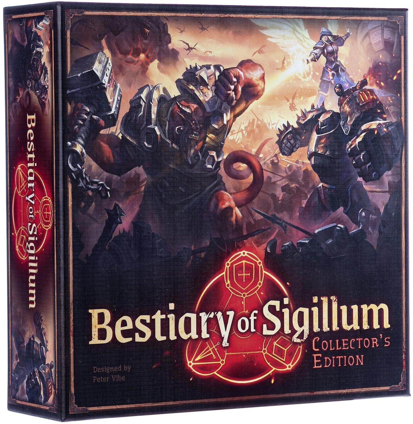CrowD Games | Bestiary of Sigillum Board Game | 1/2/4 Players | Ages 14 and up | Fantasy | Area Majority | Tabletop MOBA | Game for Adults | Average