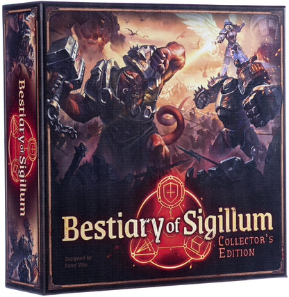 CrowD Games | Bestiary of Sigillum Board Game | 1/2/4 Players | Ages 14 and up | Fantasy | Area Majority | Tabletop MOBA | Game for Adults | Average