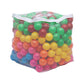 Amazon Basics BPA Free Ball Pit Balls with Storage Bag, Crush-Proof Plastic for Toddlers Kids 12+ Months Play, Phthalate Free, 6 Bright Colors, Pack