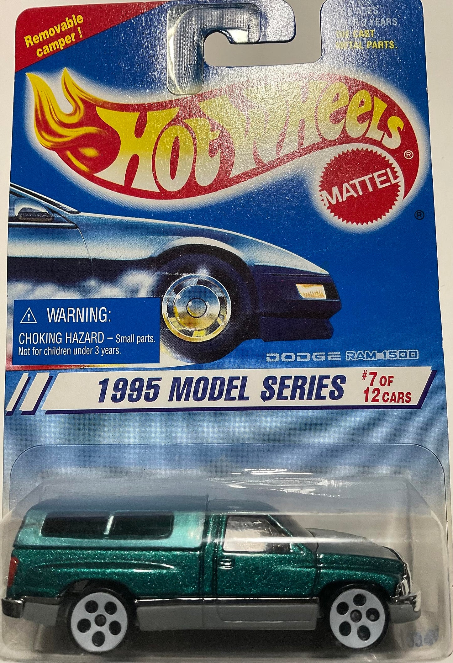 Hot Wheels Green Dodge RAM 1500 #348 (Coolest to Collect!) 5 DOT
