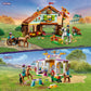 Lego Friends Autumn’s Horse Stable 41745 Building Toy, Role-Play Fun for Kids Ages 7+, with 2 Mini-Dolls and 2 Horses, Carriage and Riding