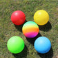 Toys+ 8.5 Inch Playground Balls Set, Official Size for Dodge Ball, Kick Ball, Four Square, Free Pump (5Pack, Red,Blue,Green,Yellow,Rainbow)