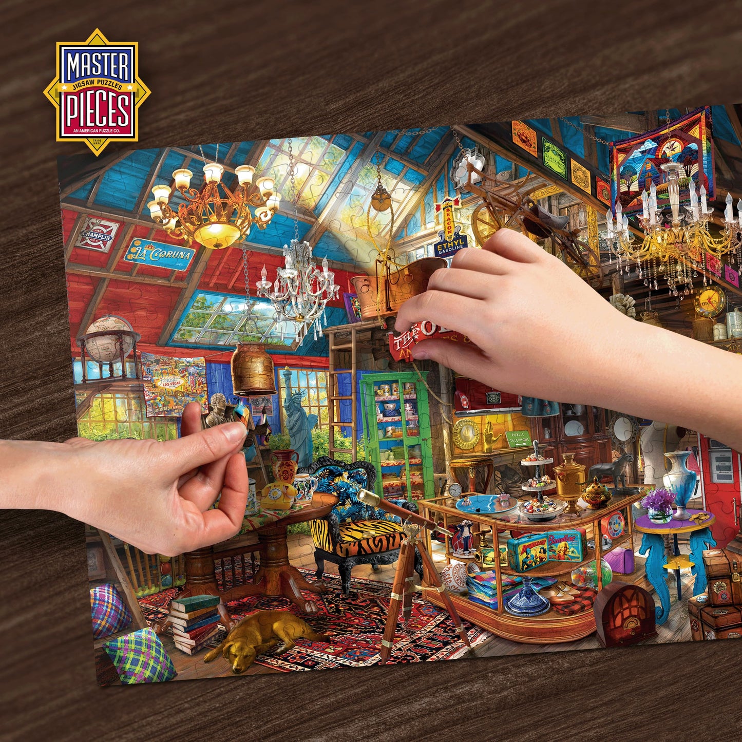 MasterPieces 750 Piece Jigsaw Puzzle for Adults and Family - Hidden Gems - 18"x24"