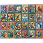 White Mountain 1000 Piece Jigsaw Puzzle Colorful Birds, Bird Crochet