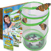 Nature Bound Butterfly Growing Kit - Live Caterpillar to Butterfly Project for Kids - Includes Voucher for Caterpillars, Green Pop-Up Enclosure,