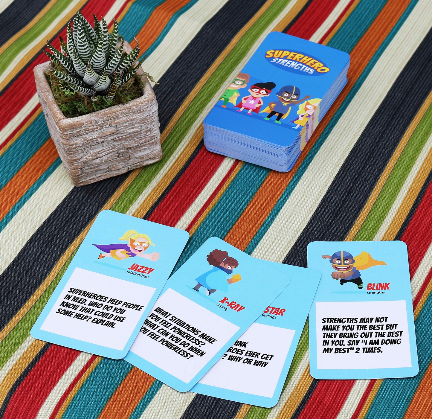Superhero Strengths: Building Resilience, Coping Skills, and Emotion Awareness Card Game