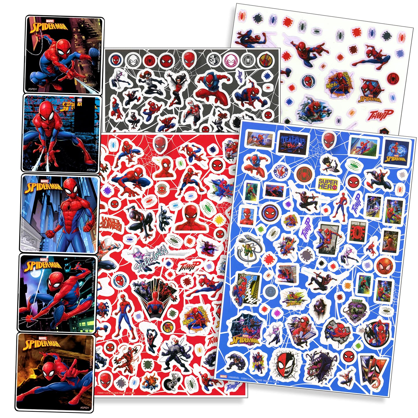 Spiderman Stickers and Coloring Activity Set