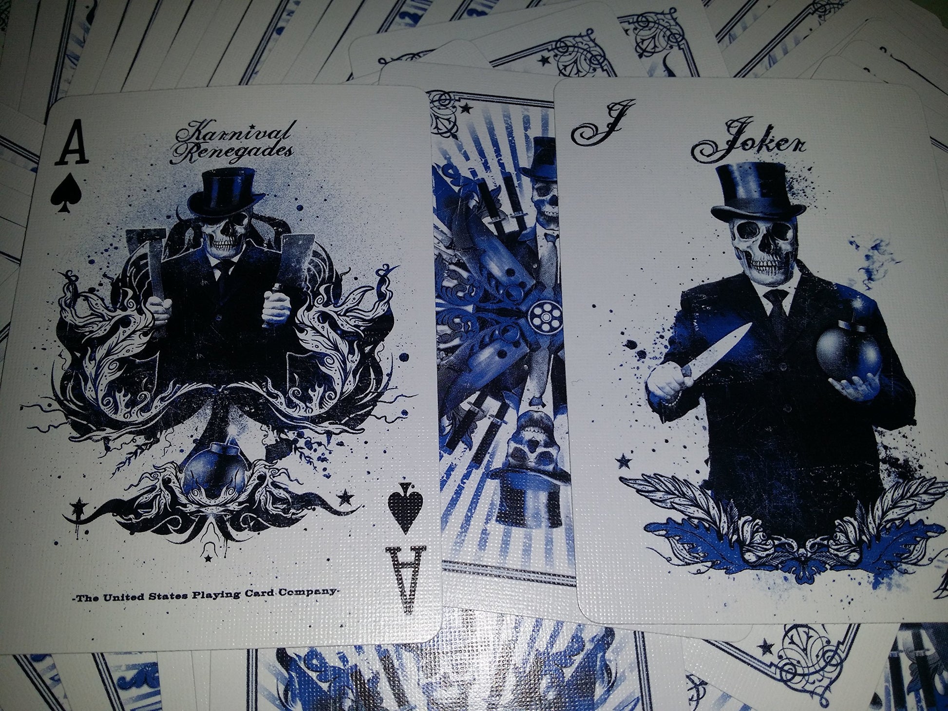 Blue Karnival Renegades Bicycle Playing Cards