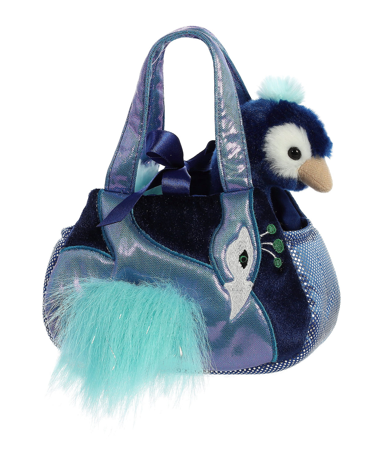 Aurora - Pet Carrier - 7" Mora Peacock Carrier, Multicolor