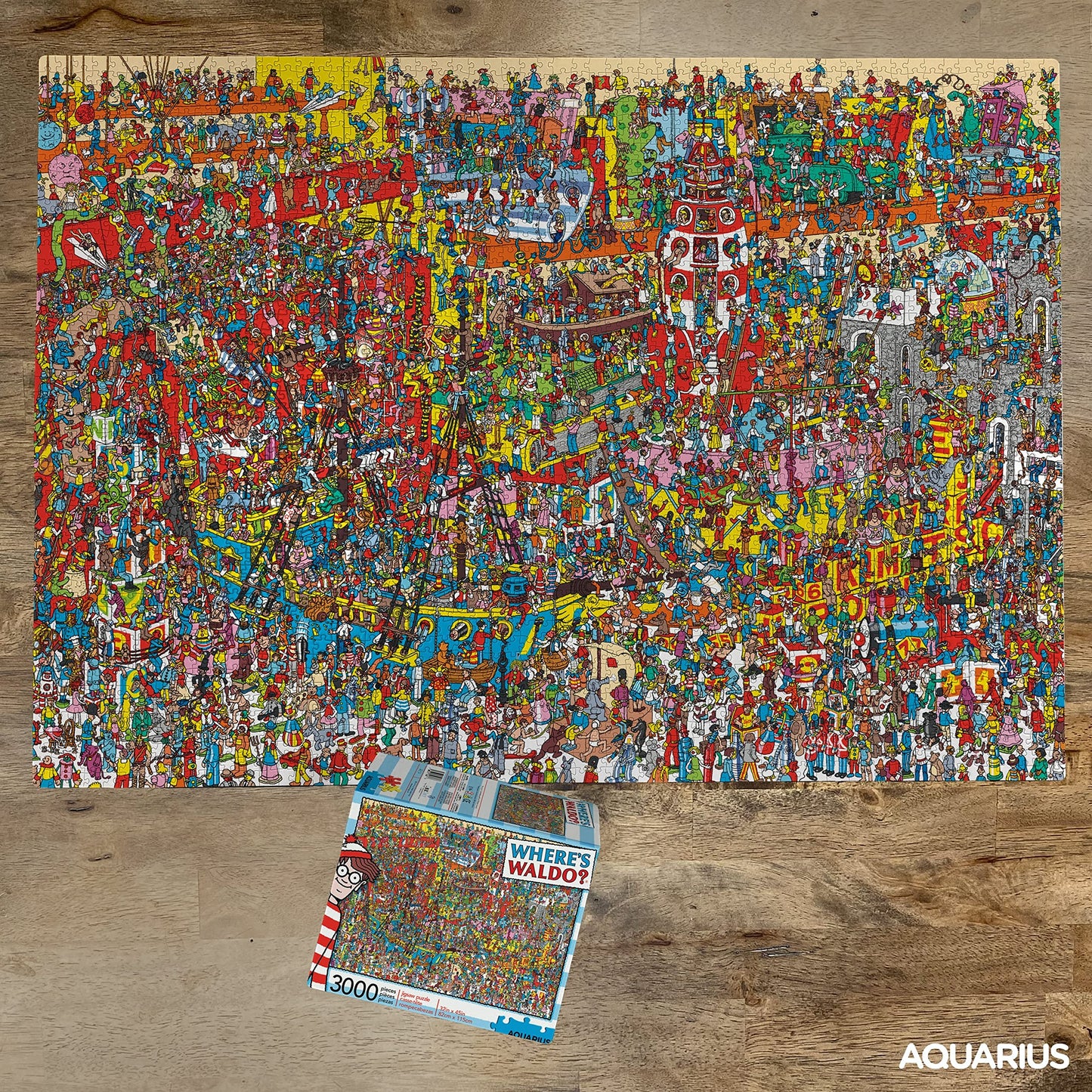 Aquarius Where’s Waldo 3000-Piece Jigsaw Puzzle