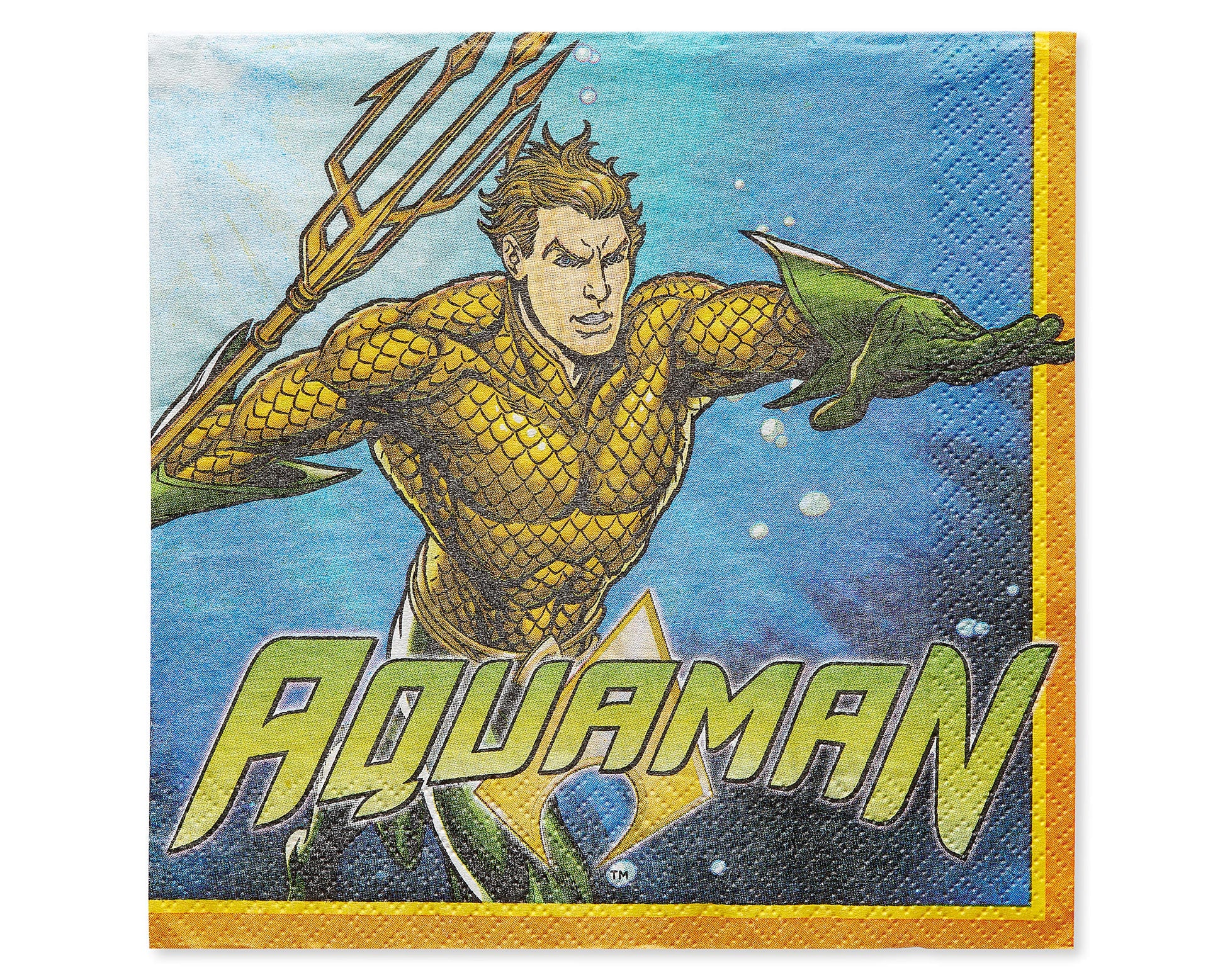 Aquaman Lunch Napkins, 16-Count