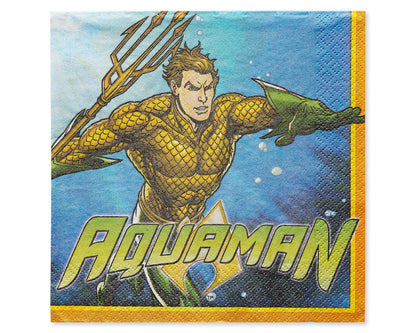 Aquaman Lunch Napkins, 16-Count