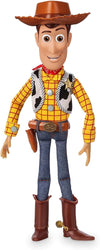 Disney Store Official Sheriff Woody Talking Action Figure from Toy Story, Features Sounds and Phrases from the Movies, Interacts with Other Figures